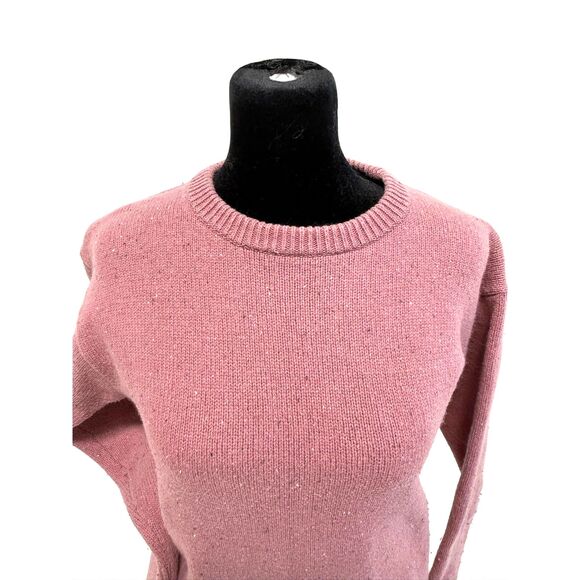 The North Face pink wool blend crew neck sweater - Picture 2 of 10